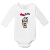Cleveland Guardians Latte Long Sleeve Snapper