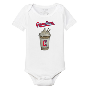 Cleveland Guardians Latte Short Sleeve Snapper