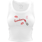 Cleveland Guardians Lipstick Crop Tank - Tiny Turnip