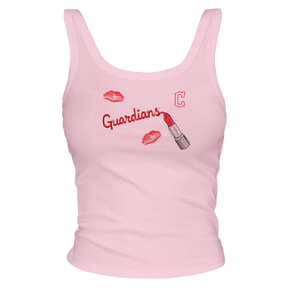 Cleveland Guardians Lipstick OG Ribbed Tank - Tiny Turnip
