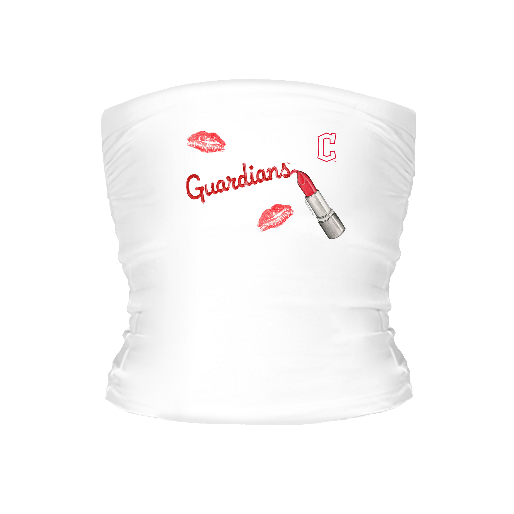 Cleveland Guardians Lipstick Tube Top - Tiny Turnip