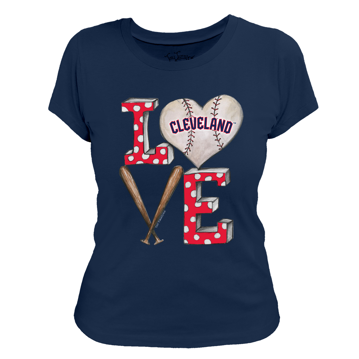 Cleveland Guardians Baseball LOVE Tee Shirt