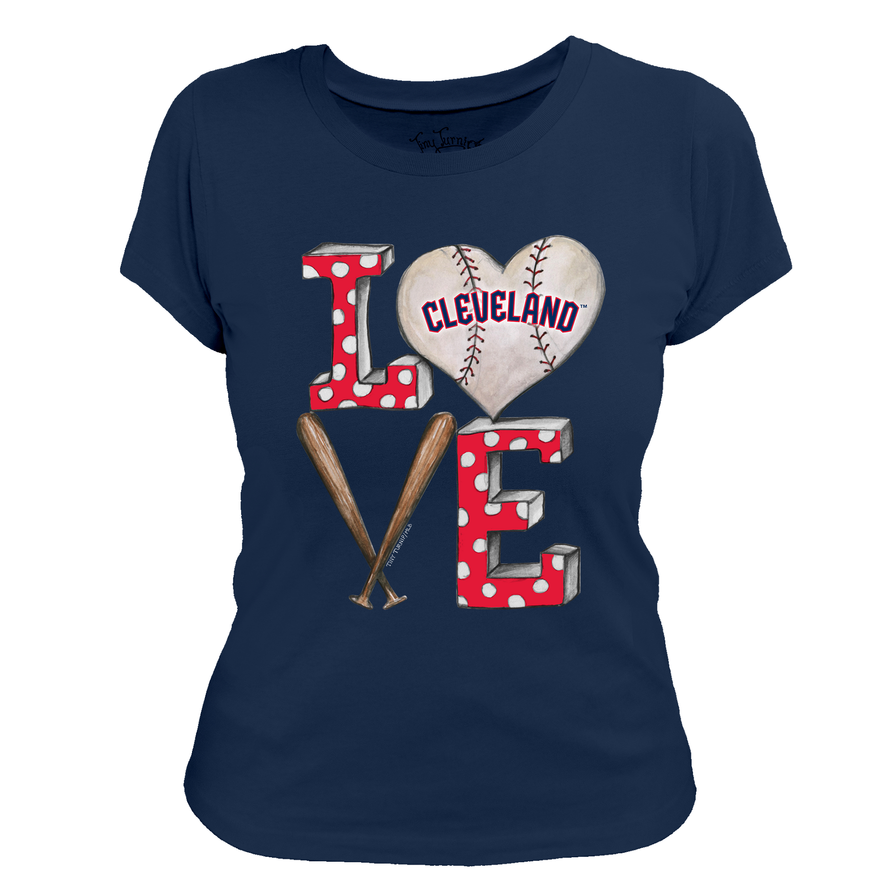 Cleveland Guardians Baseball LOVE Tee Shirt