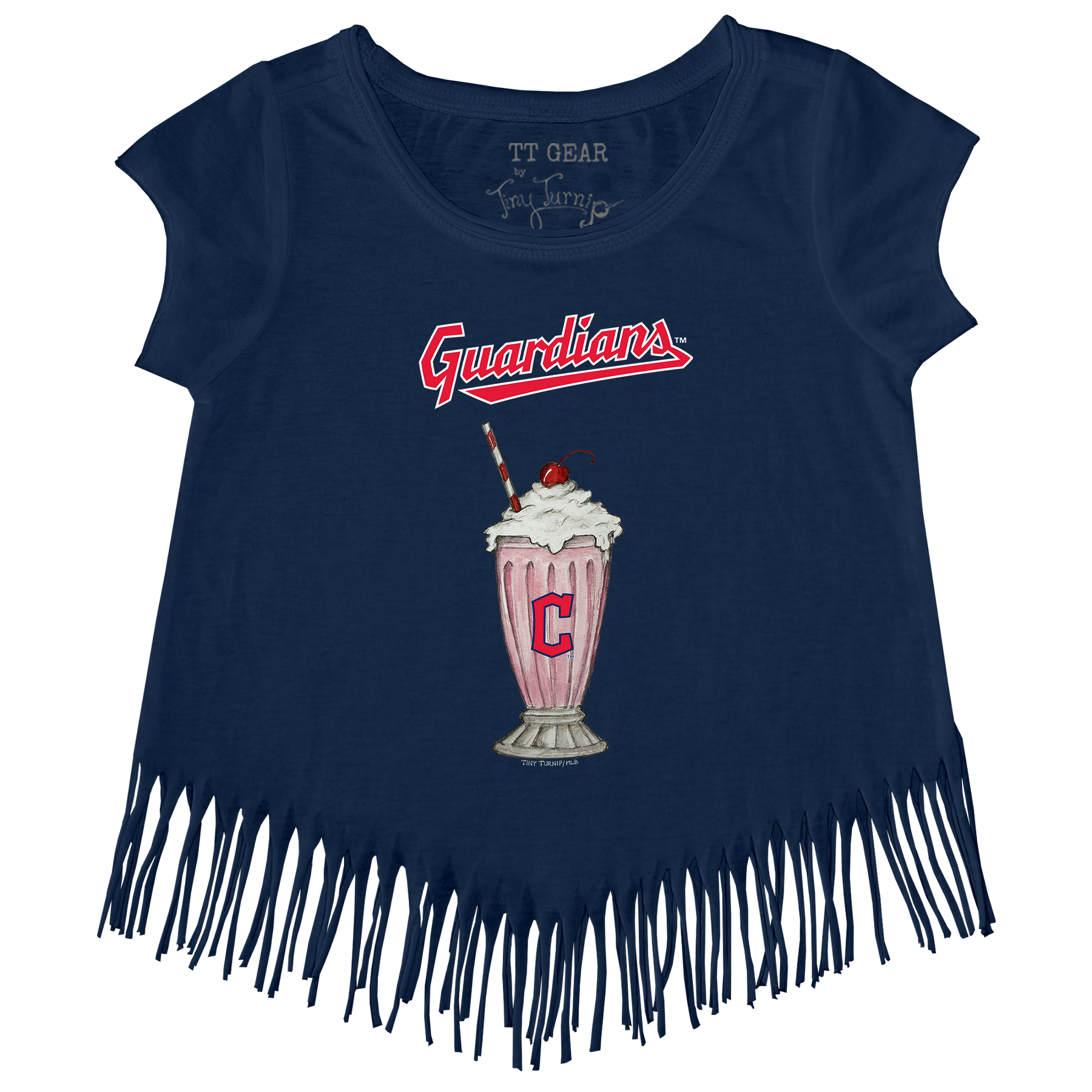 Cleveland Guardians Milkshake Fringe Tee