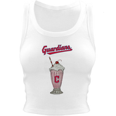 Cleveland Guardians Milkshake Crop Tank