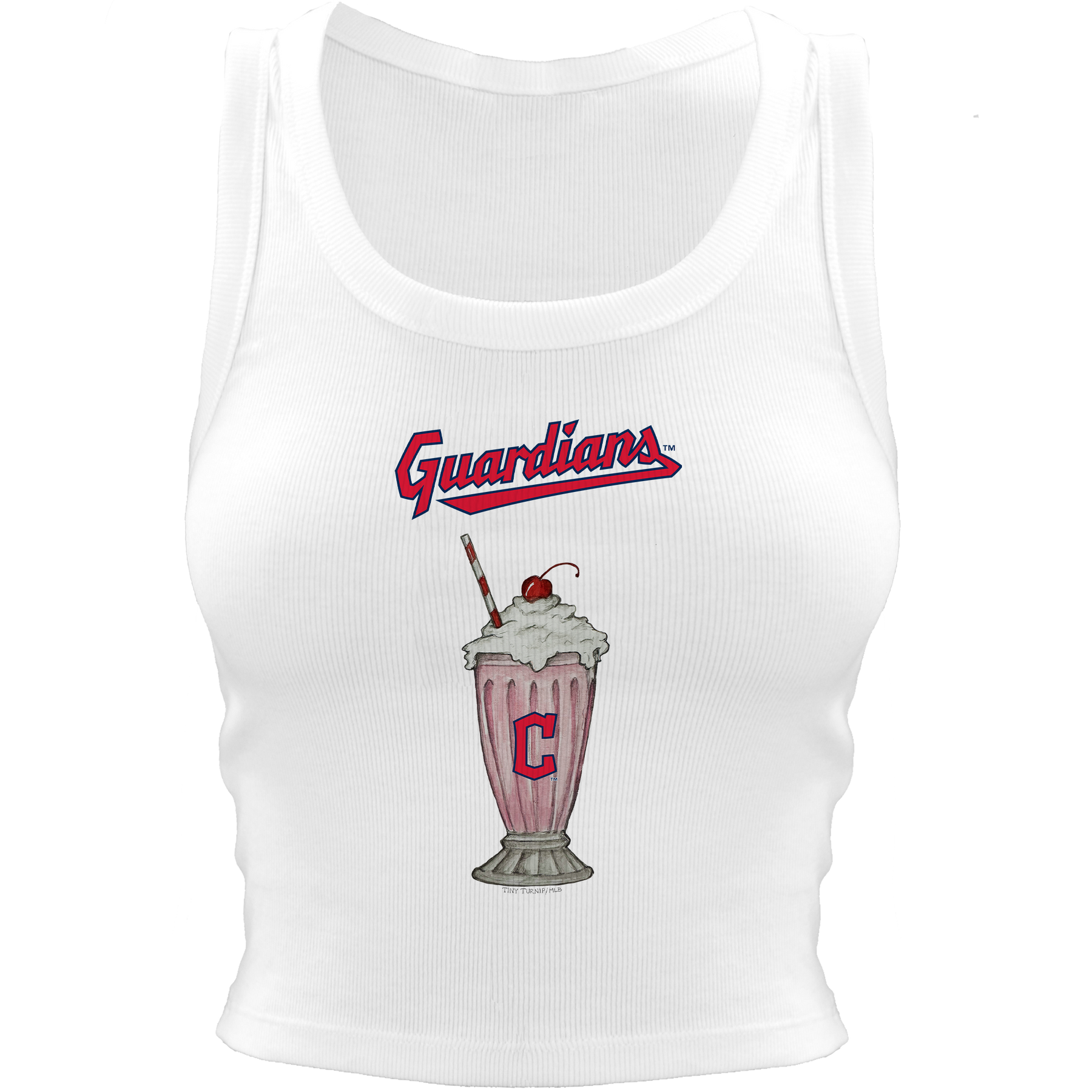 Cleveland Guardians Milkshake Crop Tank