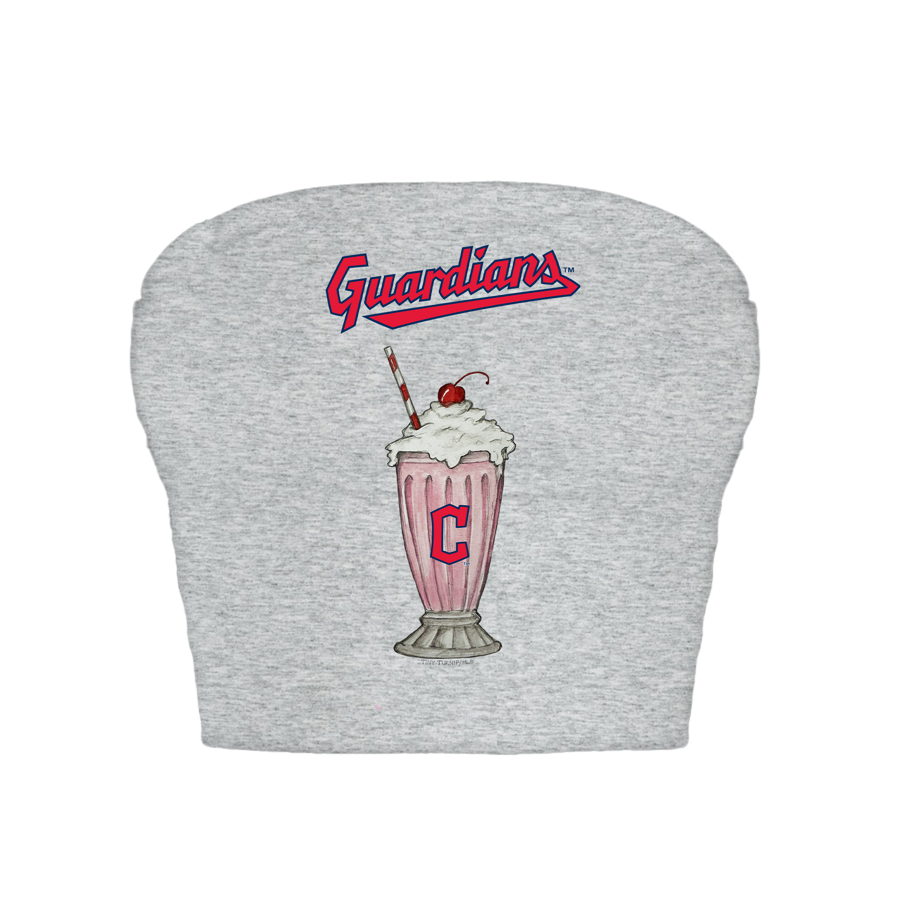 Cleveland Guardians Milkshake Crop Tube Top