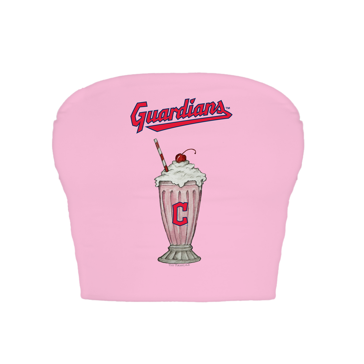 Cleveland Guardians Milkshake Crop Tube Top