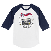 Cleveland Guardians Mixtape 3/4 Navy Blue Sleeve Raglan