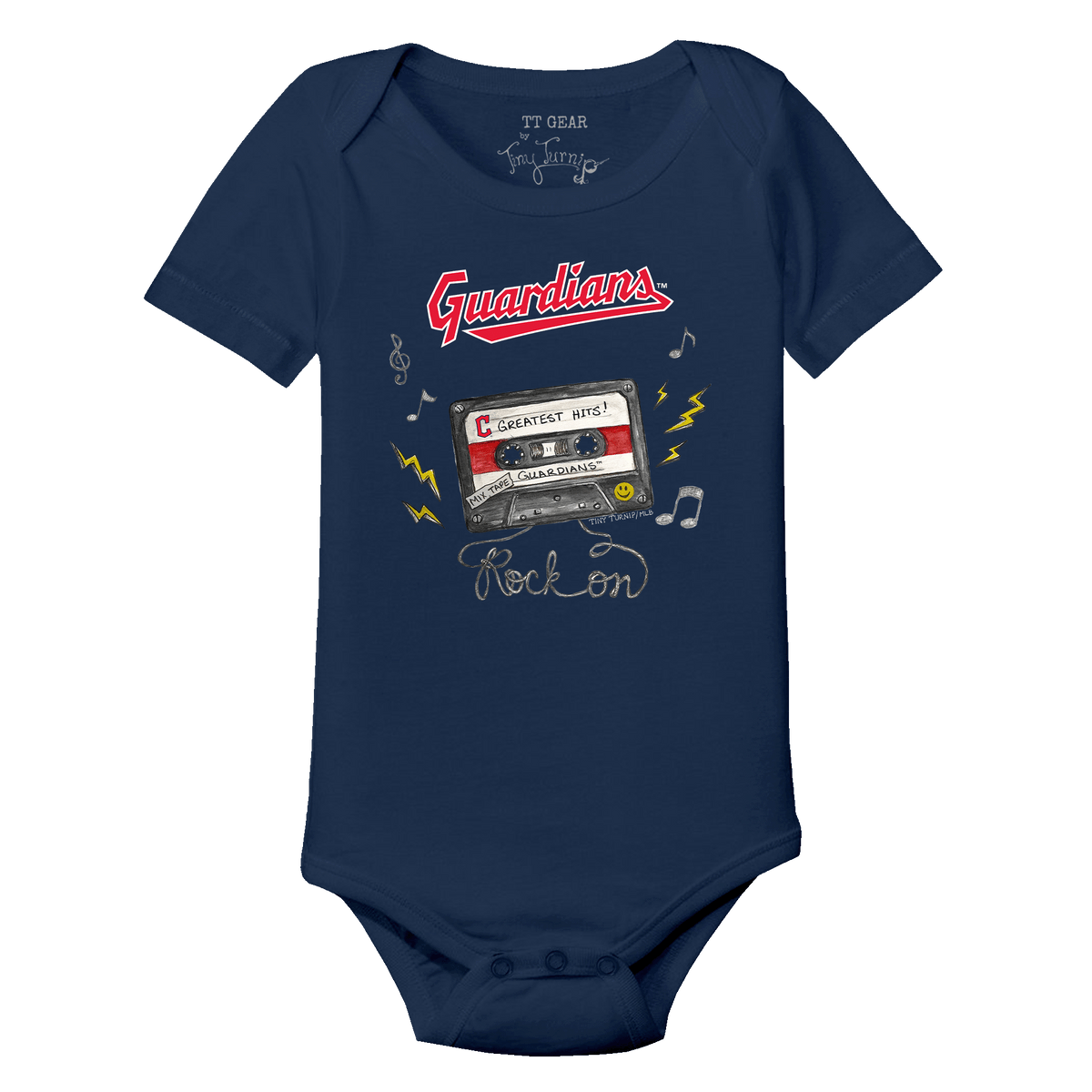 Cleveland Guardians Mixtape Short Sleeve Snapper