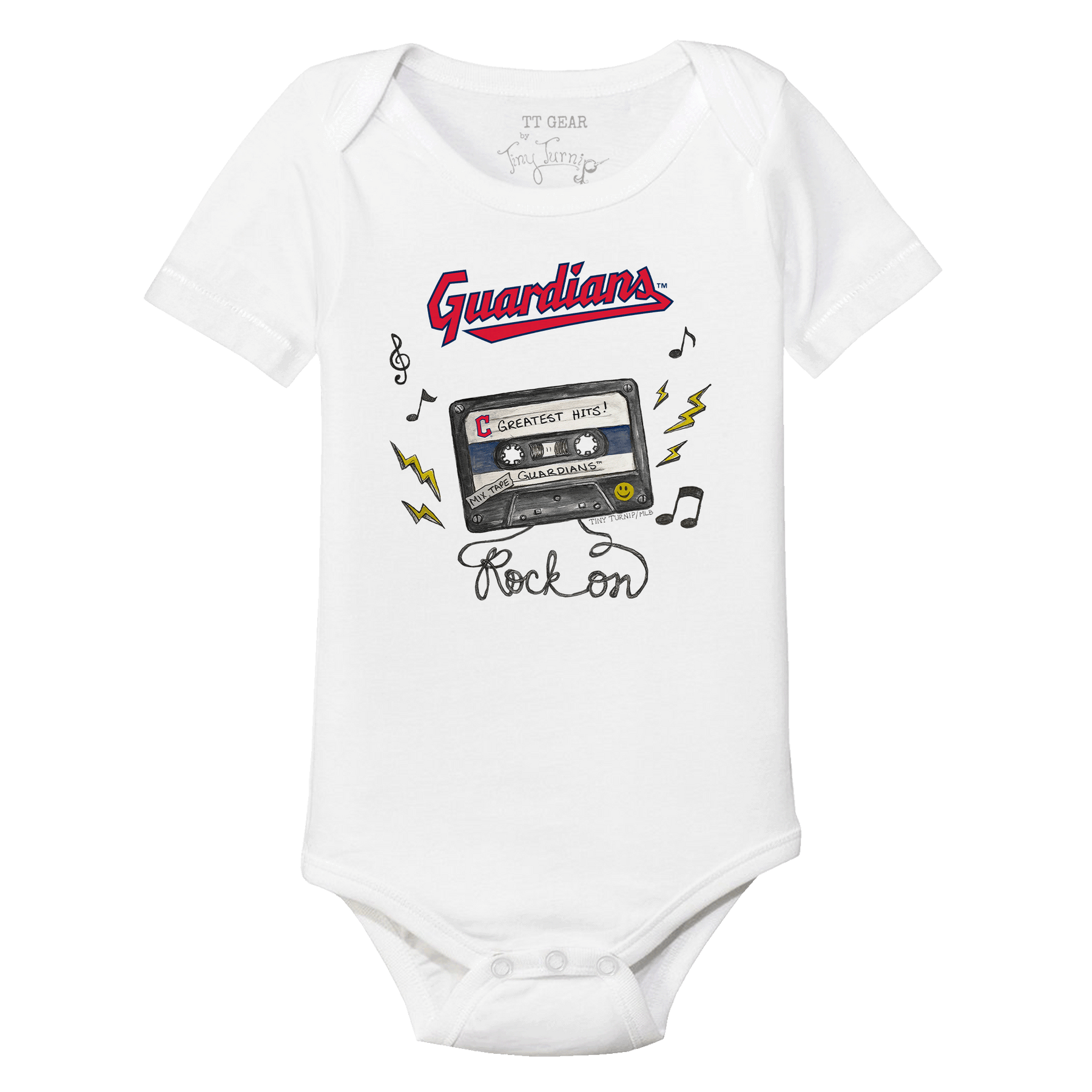 Cleveland Guardians Mixtape Short Sleeve Snapper