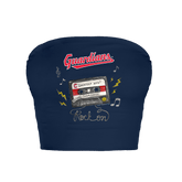 Cleveland Guardians Mixtape Crop Tube Top