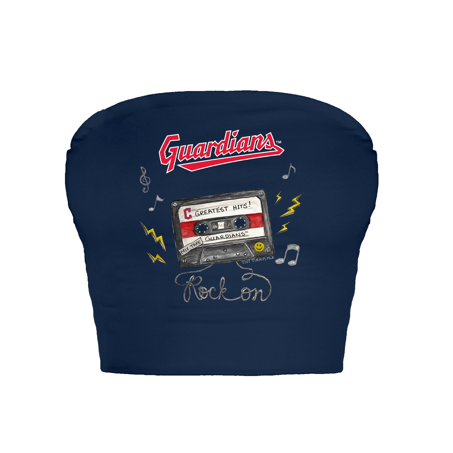 Cleveland Guardians Mixtape Crop Tube Top