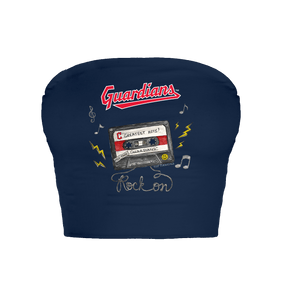 Cleveland Guardians Mixtape Crop Tube Top