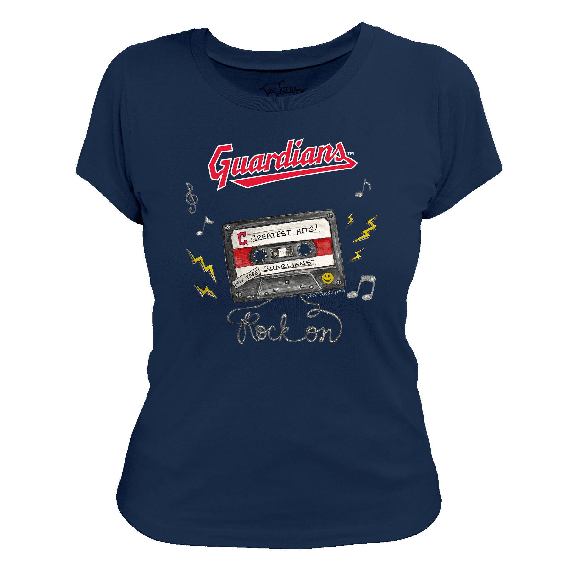 Cleveland Guardians Mixtape Women's Tee Shirt