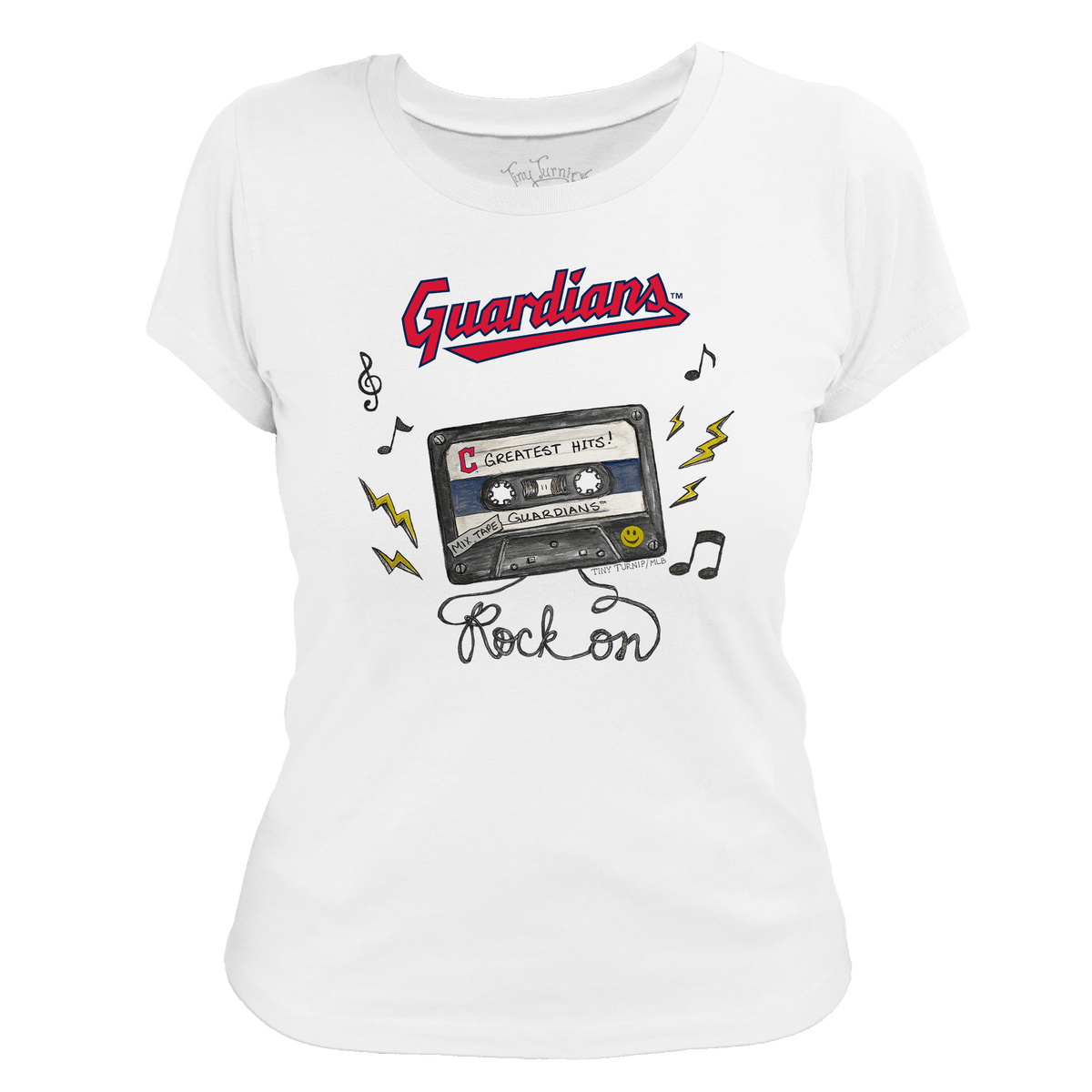 Cleveland Guardians Mixtape Women's Tee Shirt