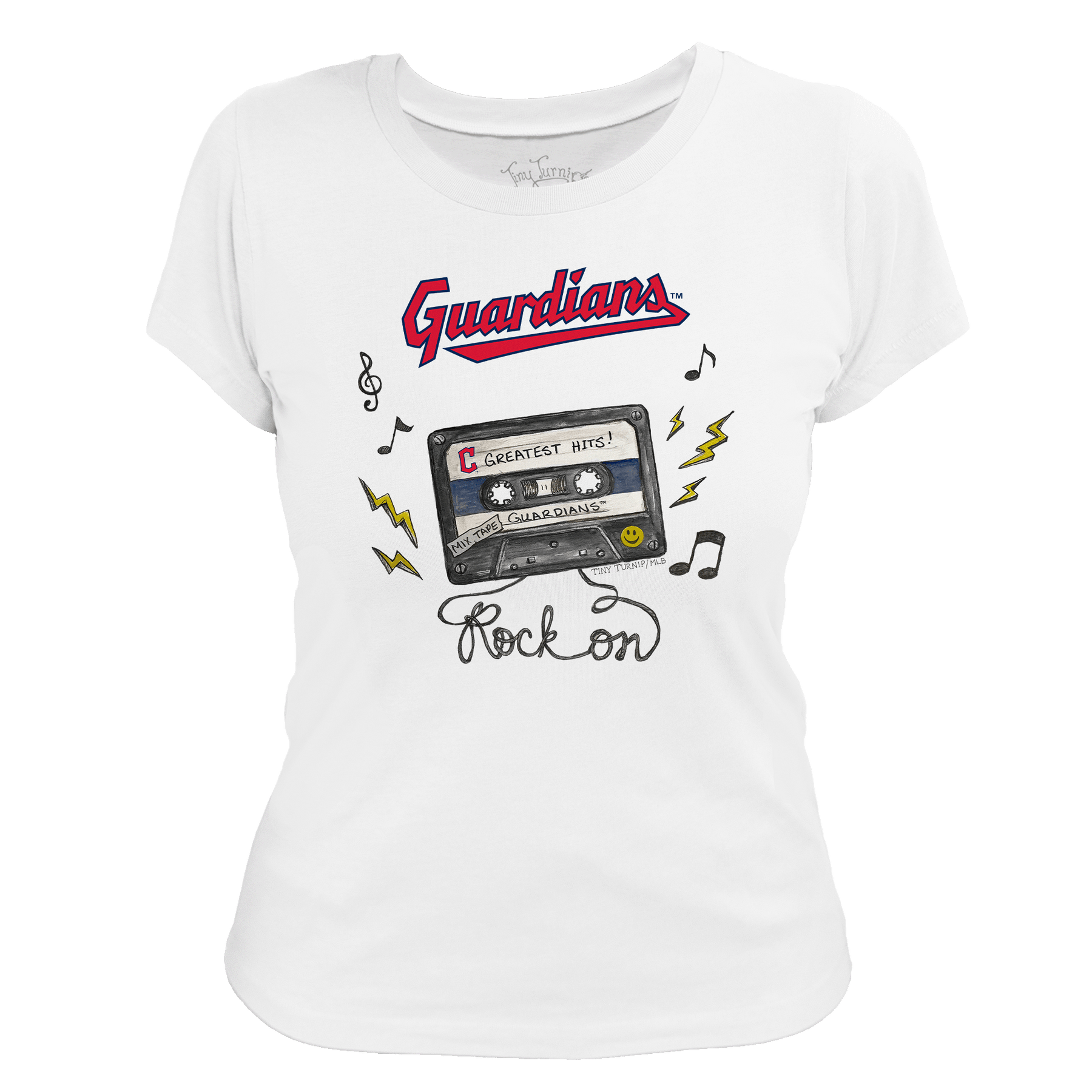 Cleveland Guardians Mixtape Women's Tee Shirt