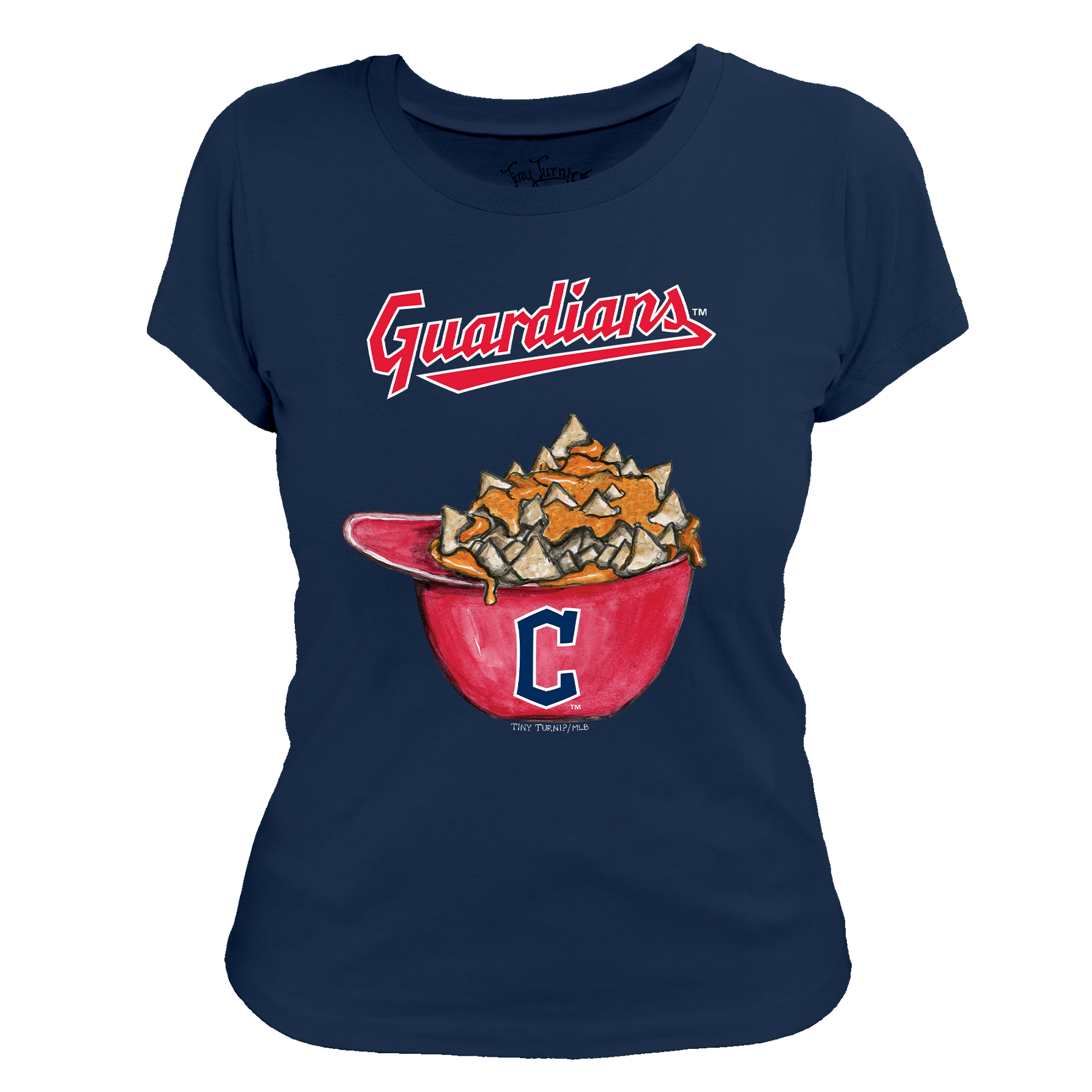 Cleveland Guardians Nacho Helmet Tee Shirt