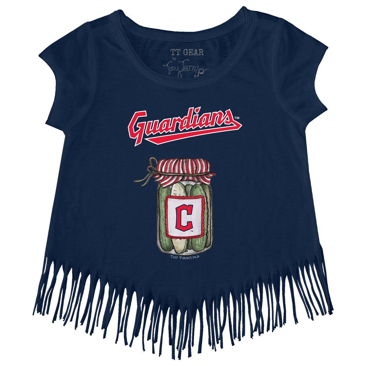 Cleveland Guardians Pickle Jar Fringe Tee
