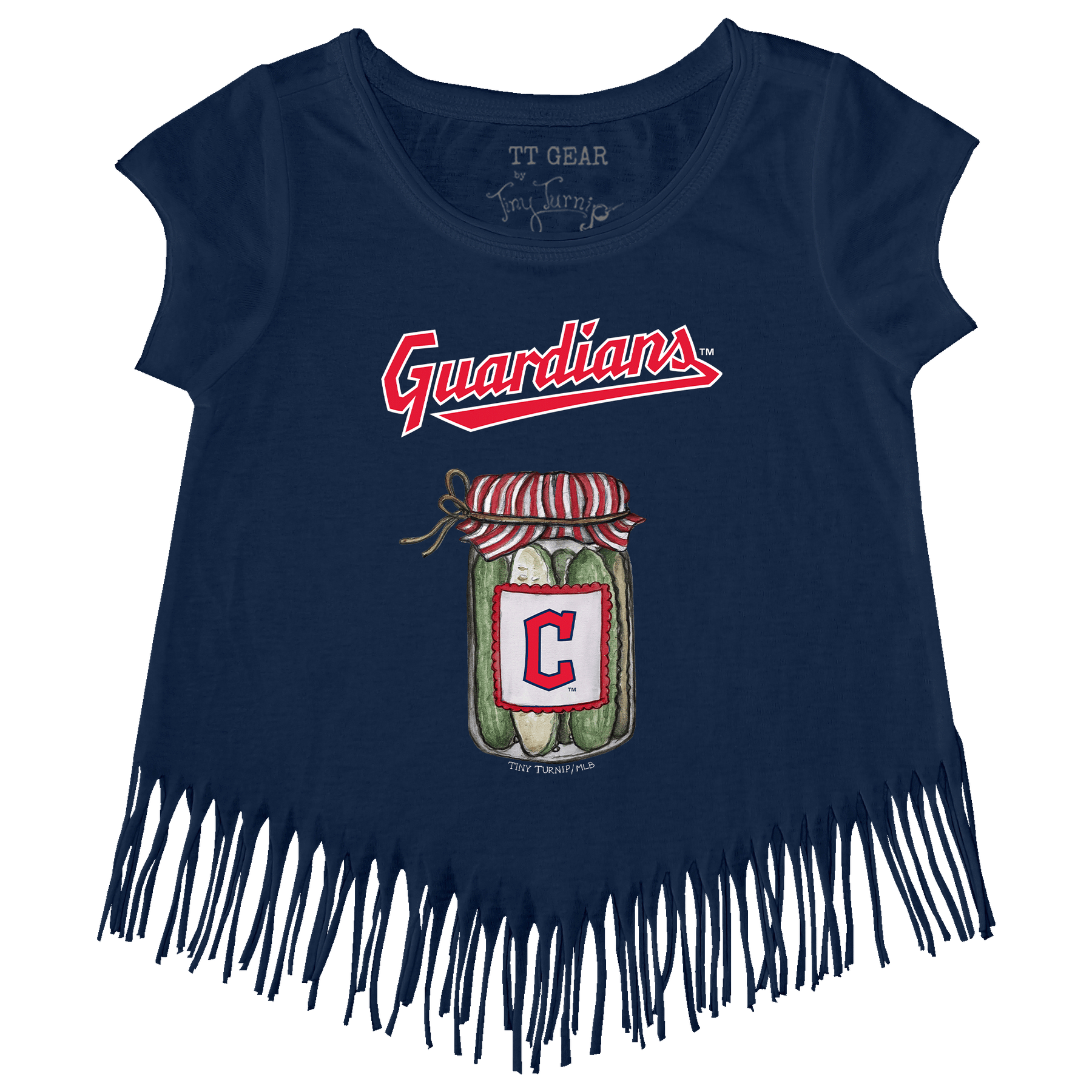 Cleveland Guardians Pickle Jar Fringe Tee