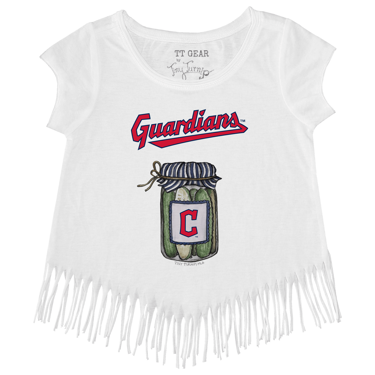 Cleveland Guardians Pickle Jar Fringe Tee