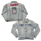 Cleveland Guardians Pickle Jar Boyfriend Denim Jacket