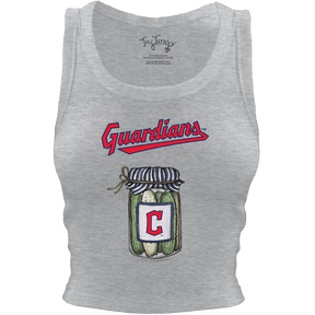 Cleveland Guardians Pickle Jar Crop Tank