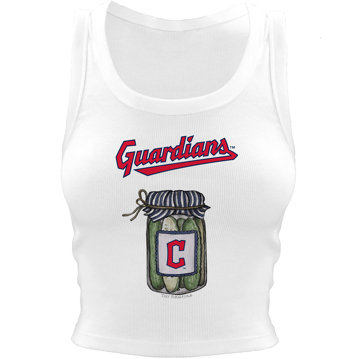 Cleveland Guardians Pickle Jar Crop Tank