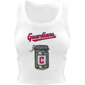 Cleveland Guardians Pickle Jar Crop Tank