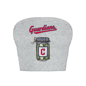 Cleveland Guardians Pickle Jar Crop Tube Top