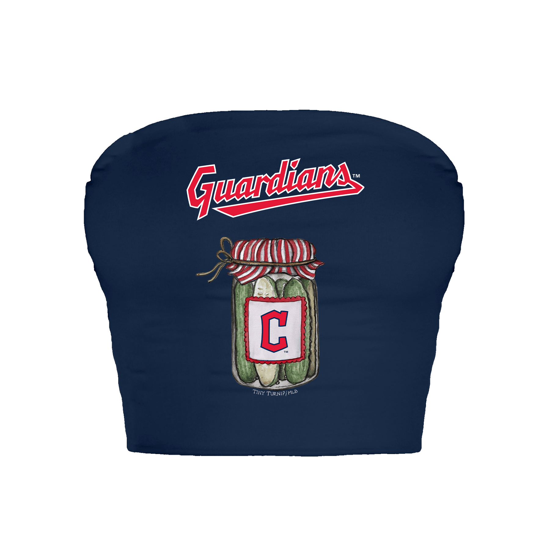 Cleveland Guardians Pickle Jar Crop Tube Top