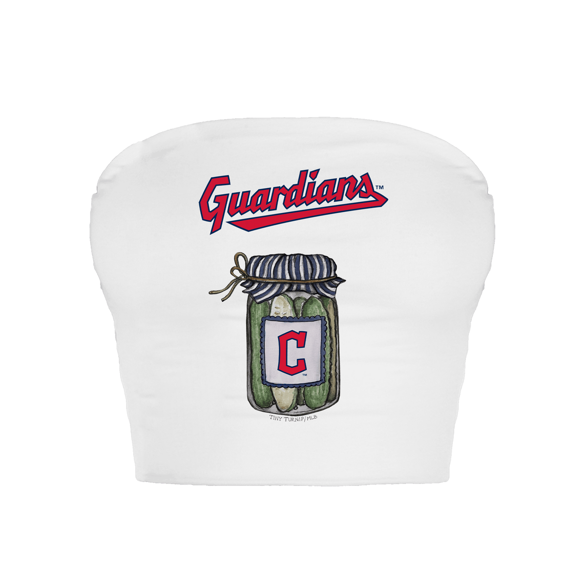 Cleveland Guardians Pickle Jar Crop Tube Top