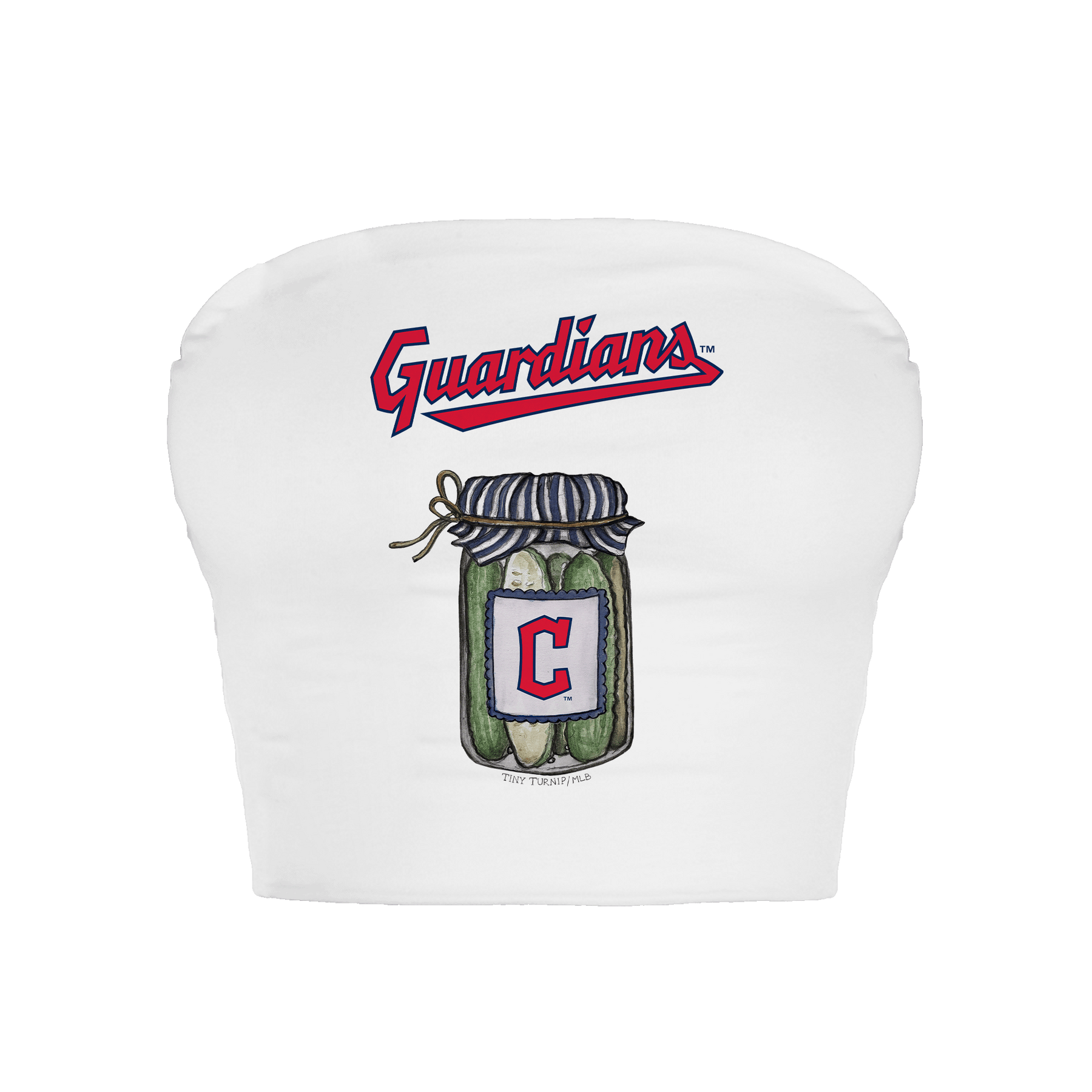 Cleveland Guardians Pickle Jar Crop Tube Top