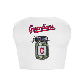 Cleveland Guardians Pickle Jar Crop Tube Top