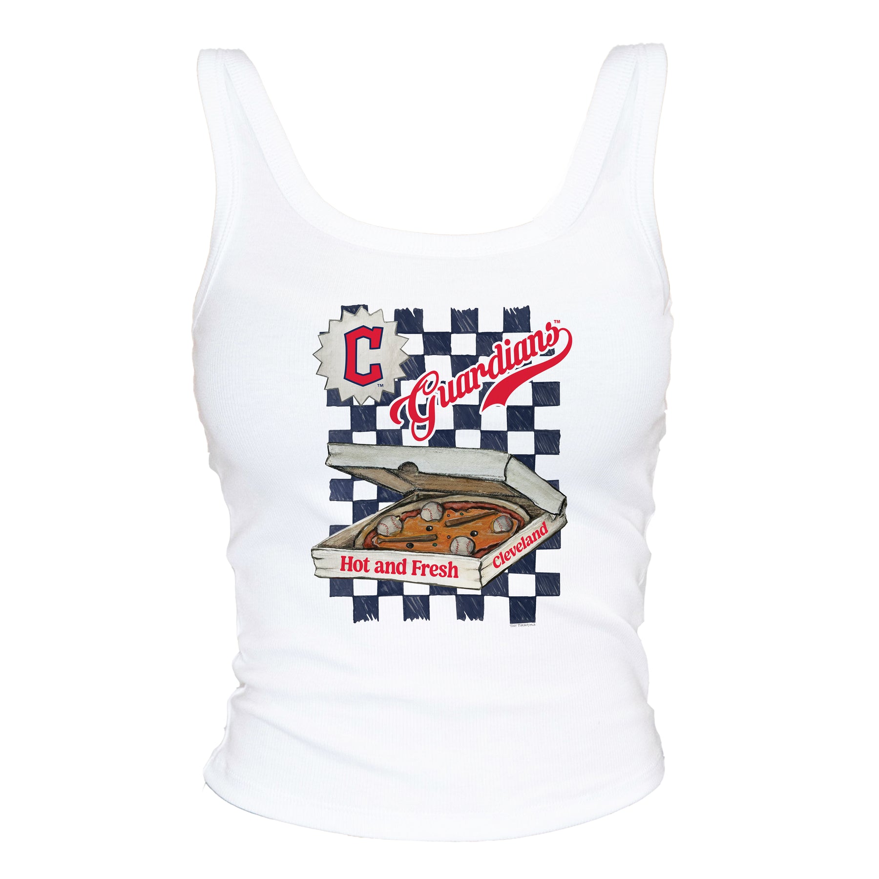 Cleveland Guardians Pizza Tank