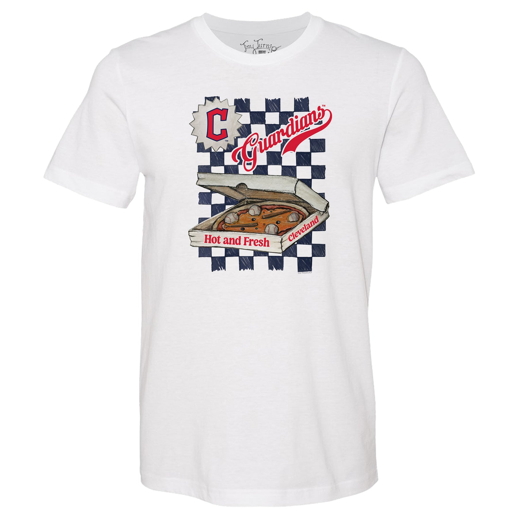 Cleveland Guardians Pizza Tee Shirt