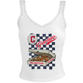 Cleveland Guardians Pizza Lace Tank