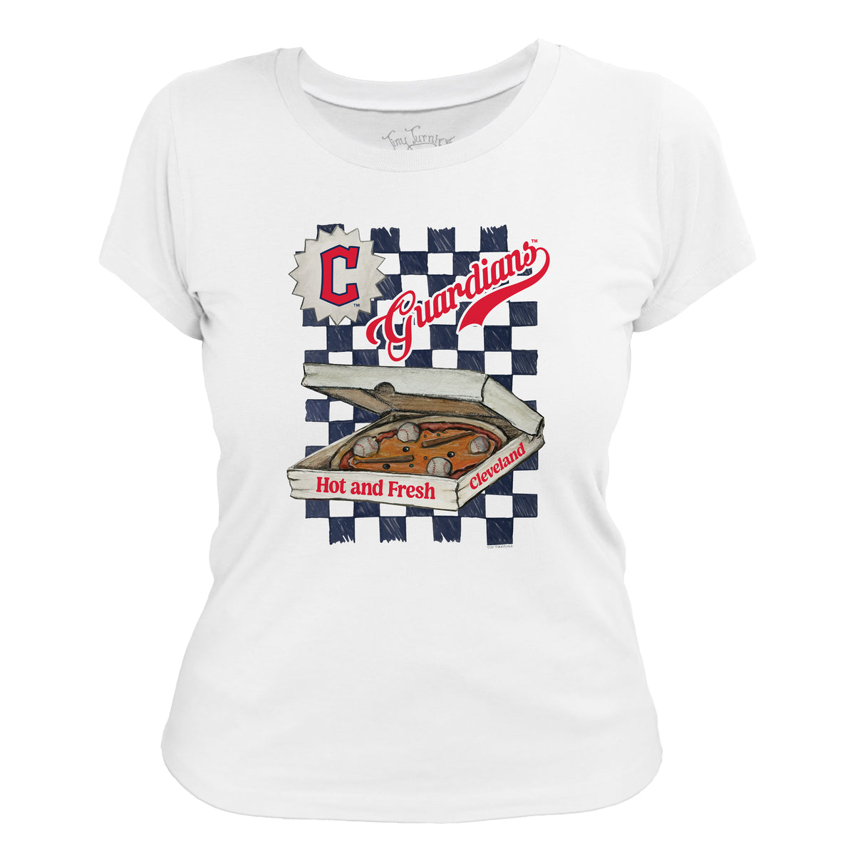 Cleveland Guardians Pizza Tee Shirt