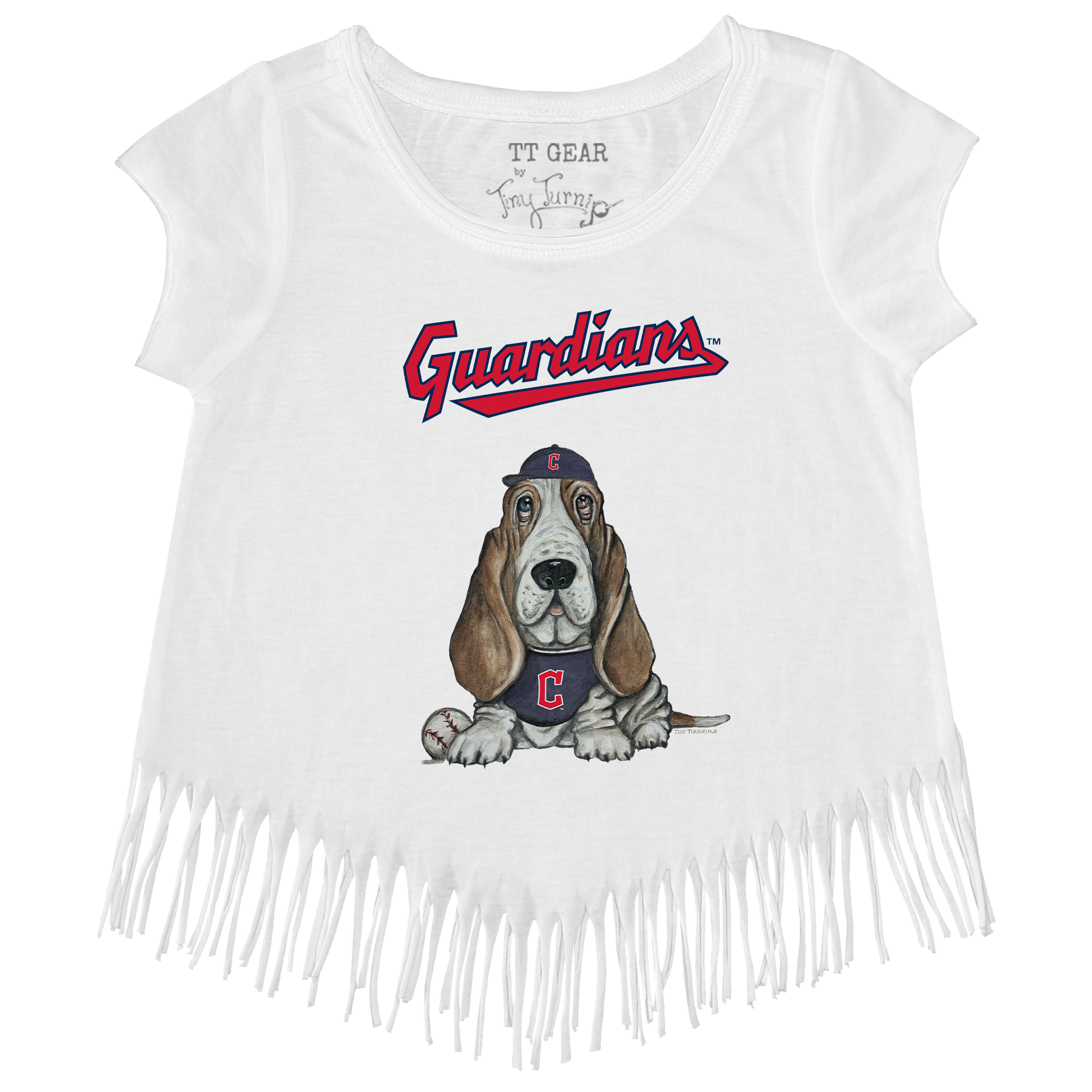 Cleveland Guardians Puddy Fringe Tee - Tiny Turnip
