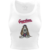 Cleveland Guardians Puddy Crop Tank - Tiny Turnip