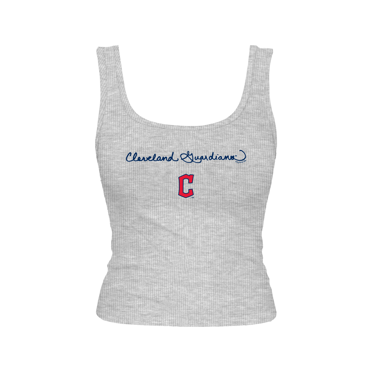 Cleveland Guardians Logo Script Emmy Tank