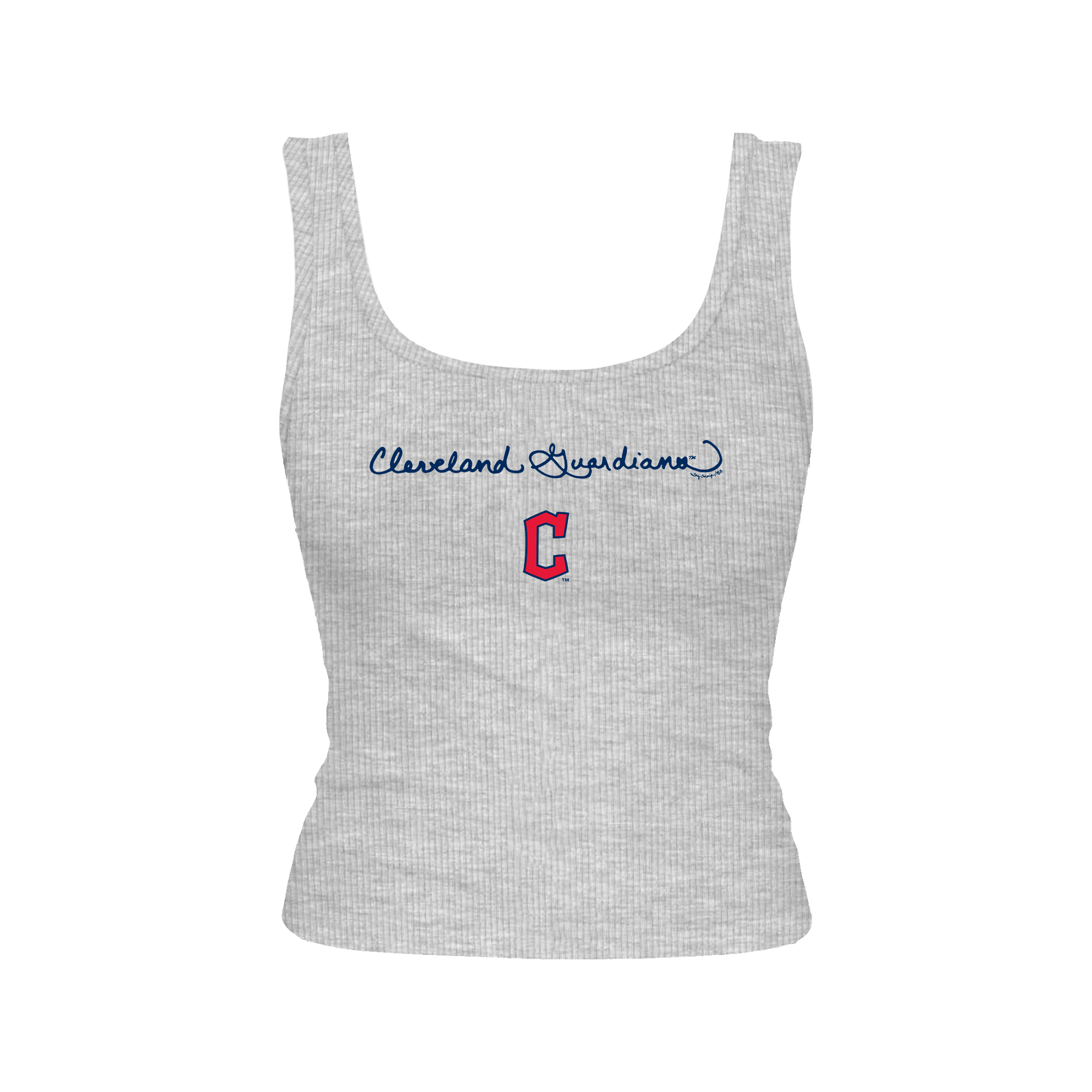 Cleveland Guardians Logo Script Emmy Tank