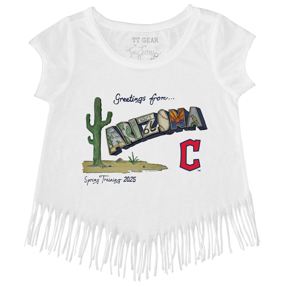 Cleveland Guardians Spring Training 2025 Fringe Tee