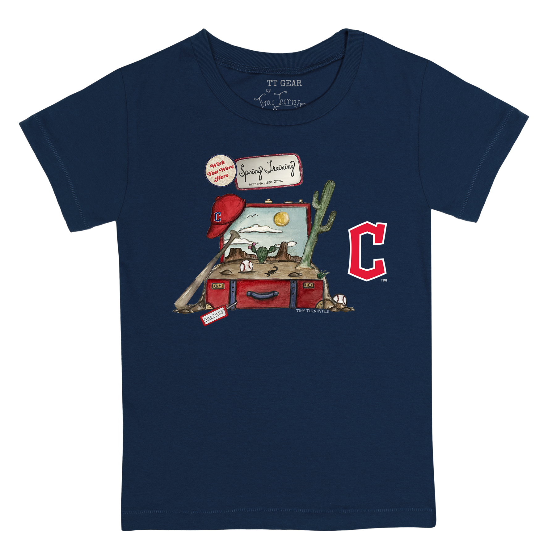 Cleveland Guardians Spring Training 2026 Kid's Tee Shirt - Tiny Turnip
