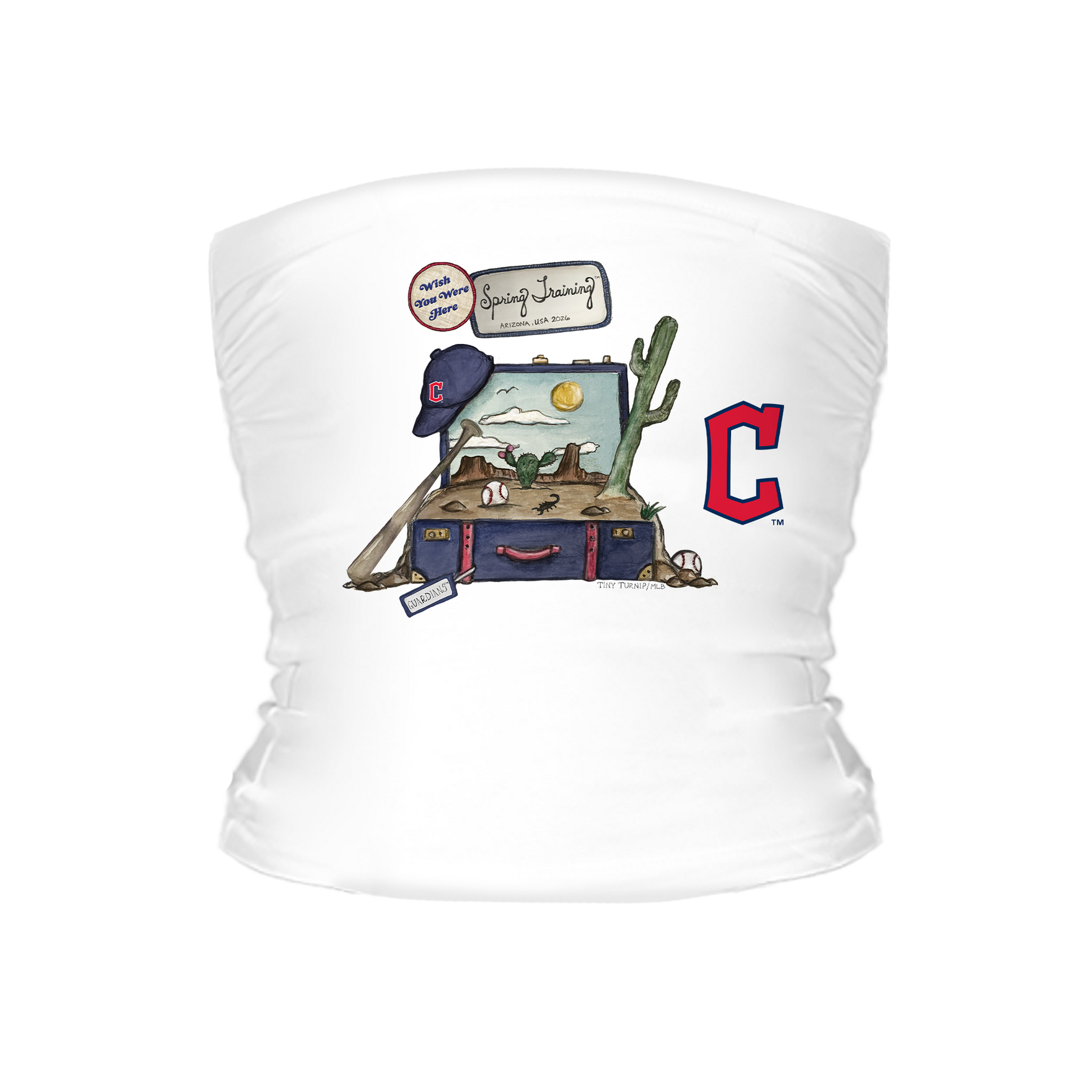 Cleveland Guardians Spring Training 2026 Tube Top - Tiny Turnip
