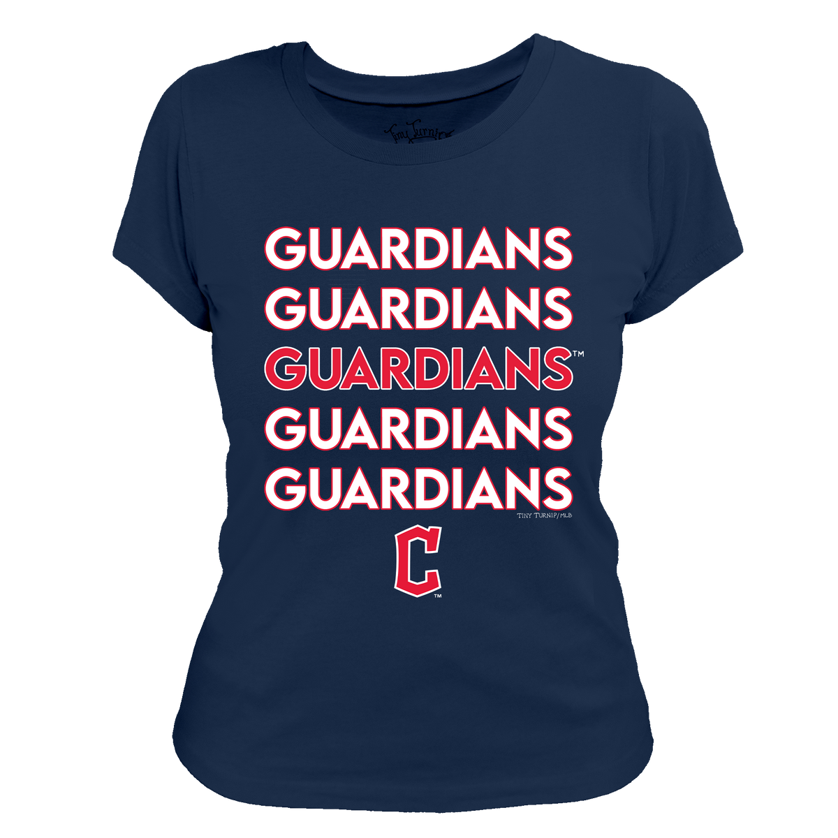 Cleveland Guardians Stacked Tee Shirt