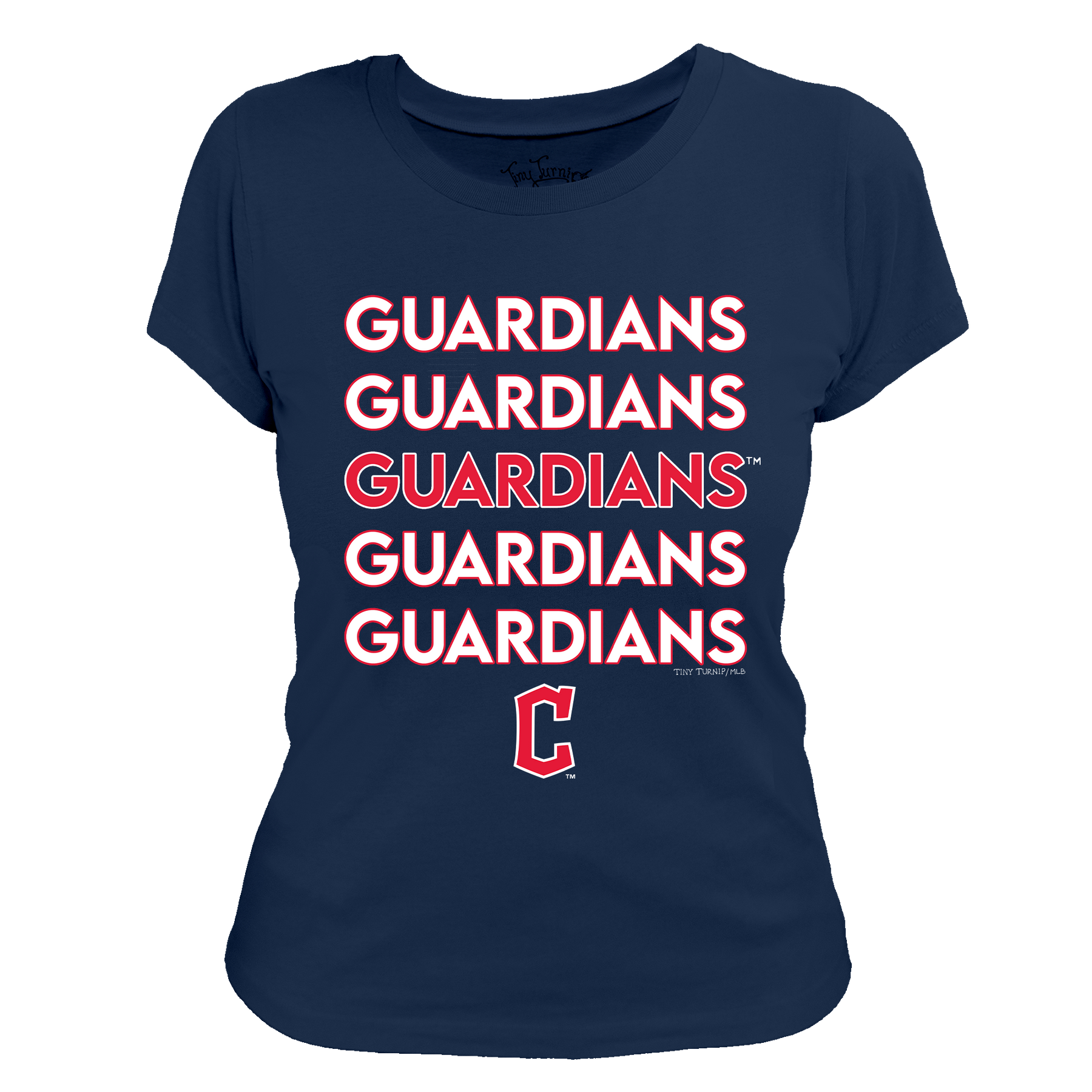 Cleveland Guardians Stacked Tee Shirt