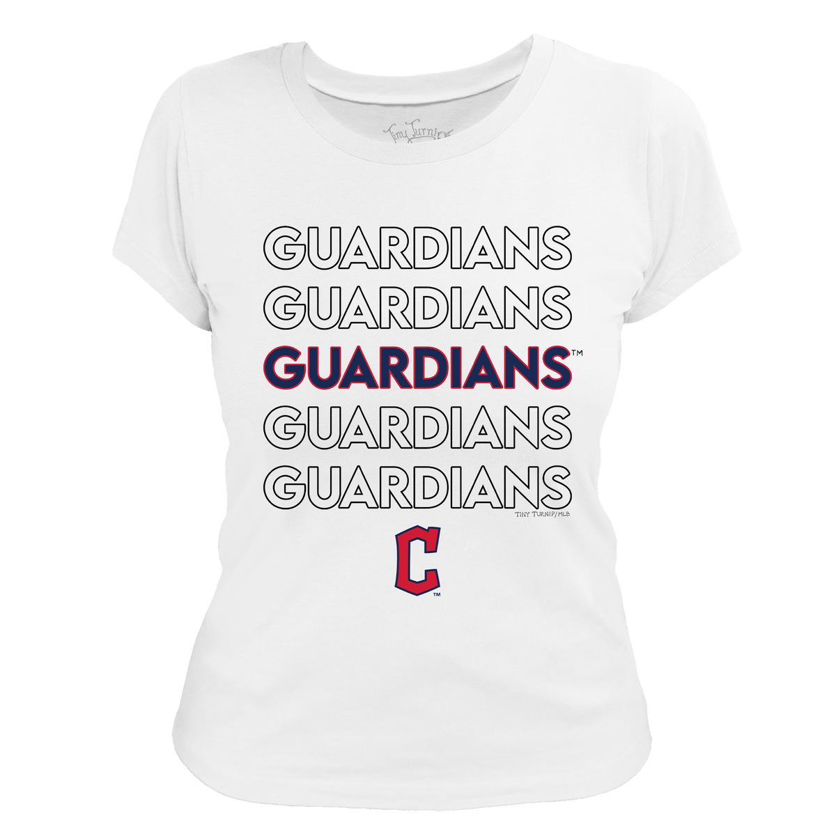 Cleveland Guardians Stacked Tee Shirt