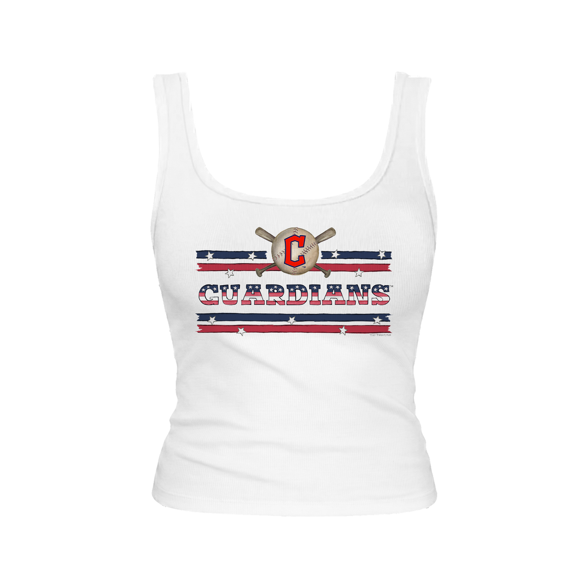 Cleveland Guardians Stars and Stripes Emmy Tank