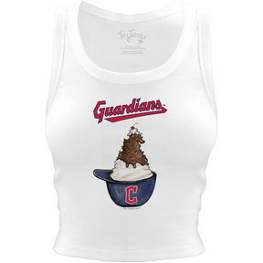 Cleveland Guardians Sundae Helmet Crop Tank - Tiny Turnip